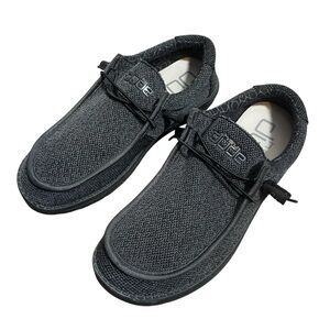 HEYDUDE Wally Sox Micro Casual Shoe - Total Black